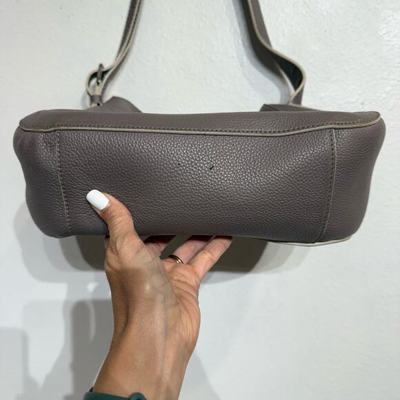 Kate Spade Taupe Pebble Leather Shoulder Bag - Picture 14 of 16